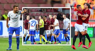 Sparta vs. Baník: Běsnící Baroš rozpoutal válku, Hložek rozsvítil 50