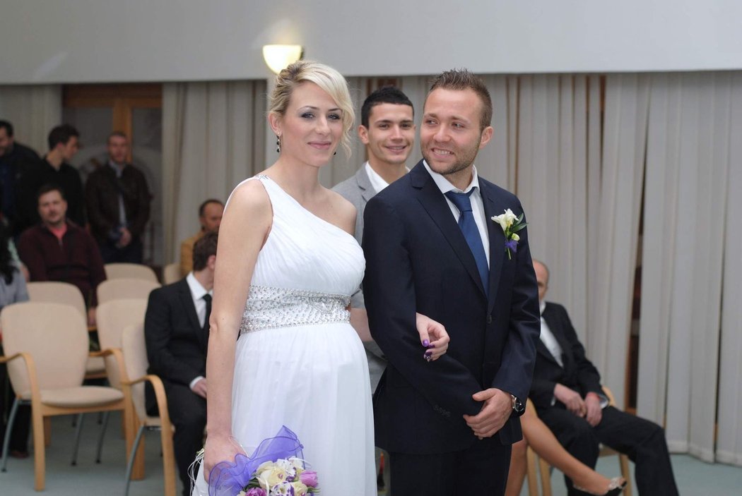 Novomanželský pár: Vladan Milosavljev a jeho nastávající Regina