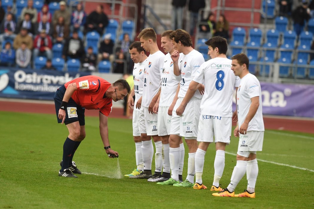 Fotbalisté Baníku Ostrava v utkání s Libercem