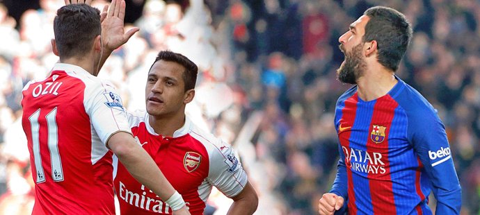 Mesut Özil a Alexis Sánchez můžou v létě opustit Arsenal, naopak klub chce získat Ardu Turana z Barcelony