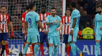 SESTŘIHY: Barca urvala bod na Atlétiku, Real vyhrál, Valencia je druhá