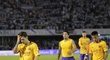 Zklamaní fotbalisté Barcelony po vysoké prohře na Celtě Vigo