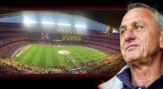 Barcelona uctí Cruyffa. Po nizozemské legendě pojmenuje stadion