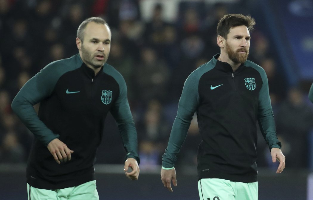 Klíčoví muži Barcelony - Andrés iniesta a Lionel Messi