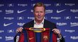 Ronald Koeman byl oficiálně představen jako nový trenér Barcelony