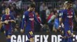 Zklamaní hráči Barcelony po remíze s Getafe
