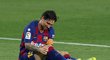 Lionel Messi v utkání Barcelony s Bilbaem