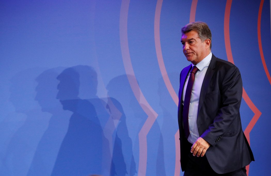 Joan Laporta se zapíše do dějin Barcelony jako ten, kdo oznámil odchod Lionela Messiho