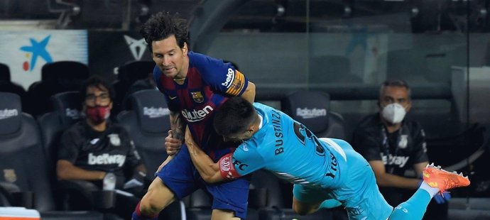 Nezastavitelný Messi, takhle se lídra Barcelony pokusil zastavit jeden z hráčů Leganés