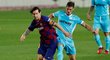 Lionel Messi v utkání Barcelony s Leganés opět unikal obráncům