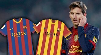 NOVÉ DRESY Barcelony. Messi se oblékne do katalánských barev