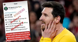 Messi vs. fakenews. Hvězdu rozzuřily zprávy argentinské televize: Lži