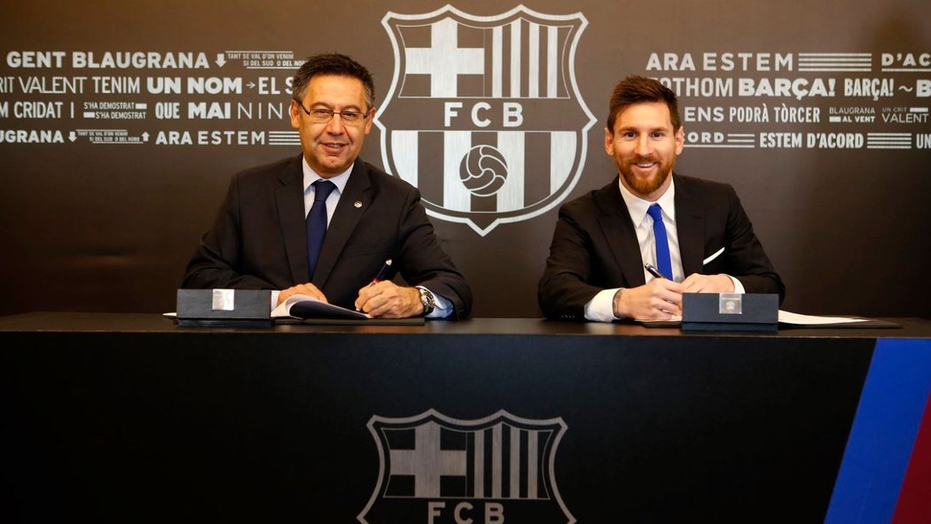 Lionel Messi se v Barceloně dohodl na nové smlouvě