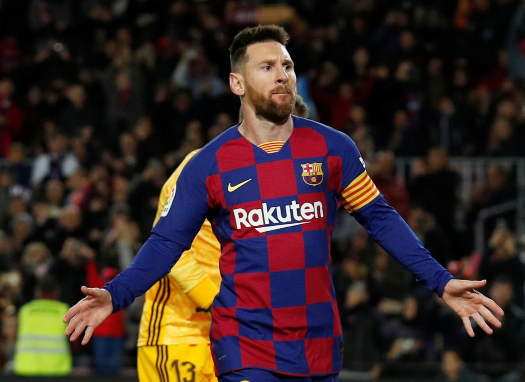 Lionel Messi dal proti Vigu hattrick