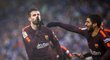 Gerard Piqué pobouřil fanoušky Espaňolu Barcelona