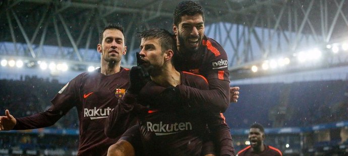 Gerard Piqué pobouřil fanoušky Espaňolu Barcelona