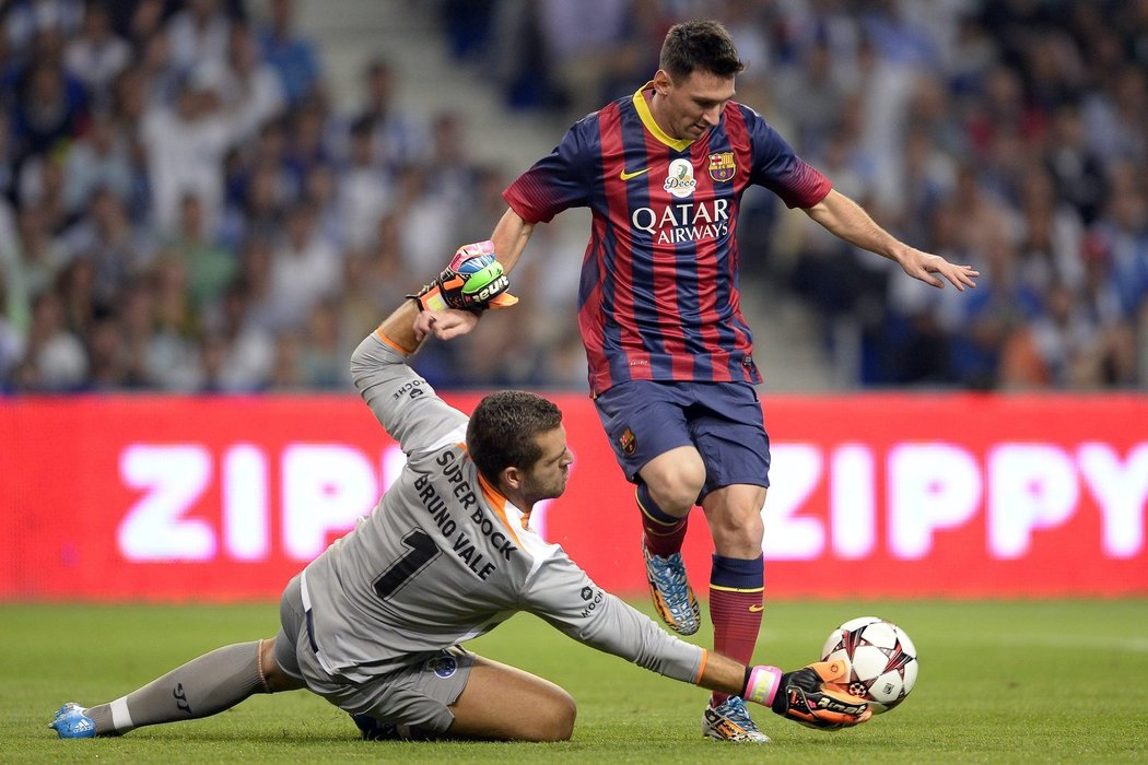 Lionel Messi si poprvé po MS v Brazílii zahrál, v tomto případě ale brankáře nepřekonal