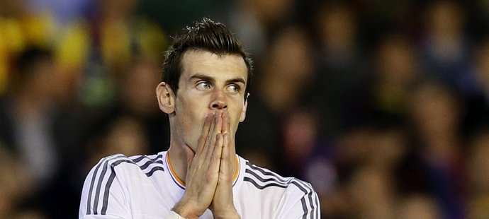 Gareth Bale v zápase s Barcelonou zazdil řadu velkých příležitostí