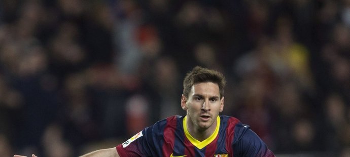 Lionel Messi vstřelil proti Almérii nádherný gól z přímého kopu