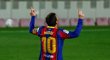 Kapitín Barcelony Lionel Messi vstřelil branku v utkání proti Getafe