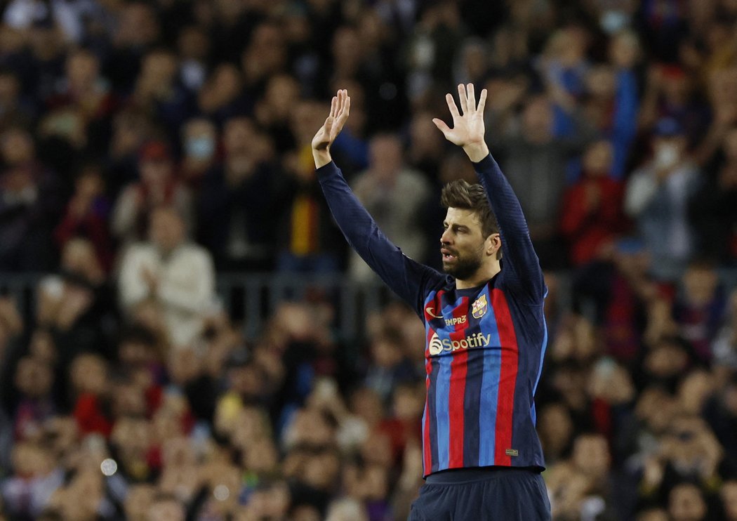 Gerard Piqué odehrál poslední zápas kariéry