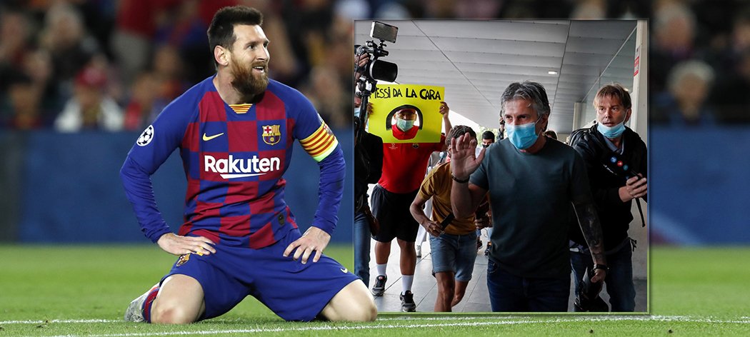 Otec Lionela Messiho Jorge jednal v Barceloně o přestupu svého syna, zatím neúspěšně