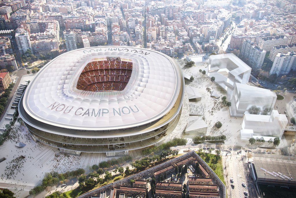 Fotbalová Barcelona oficiálně představila novou podobu legendárního stadionu Camp Nou