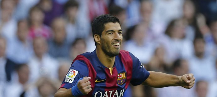 Luis Suárez nastoupil za barcelonu v El Clásiku, proti Realu Madrid nahrál na první gól