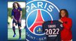 Nizozemský fotbalový talent Xavi Simons, který vyrostl v Barceloně, pózuje s novým dresem PSG, kam přestoupil z Barcelony