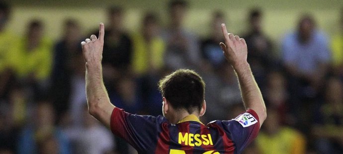 Lionel Messi věnoval vítězný gól proti Villarealu zesnulému bývalému kouči Barcelony, Tito Vilanovovi