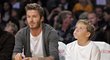 David Beckham se svým synem Brooklynem na basketu