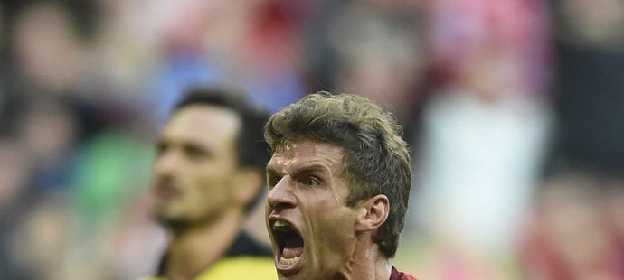 Thomas Müeller přibalil Dortmundu na cestu domů dva góly