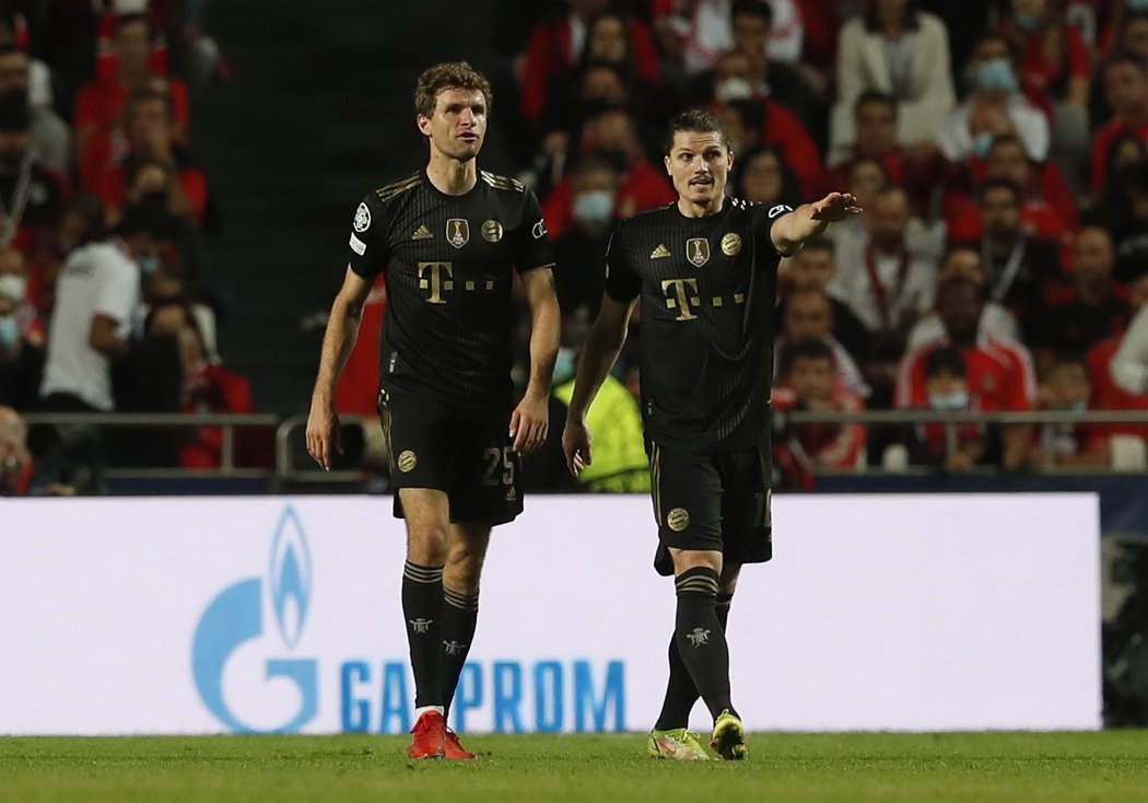 Reakce hráčů Bayernu na neuznaný gól Roberta Lewandowskiho