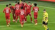 Bayern Mnichov vyhrál přímý souboj o první místo v německé fotbalové lize v Dortmundu 3:2