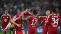 Radost fotbalistů Bayernu Mnichov