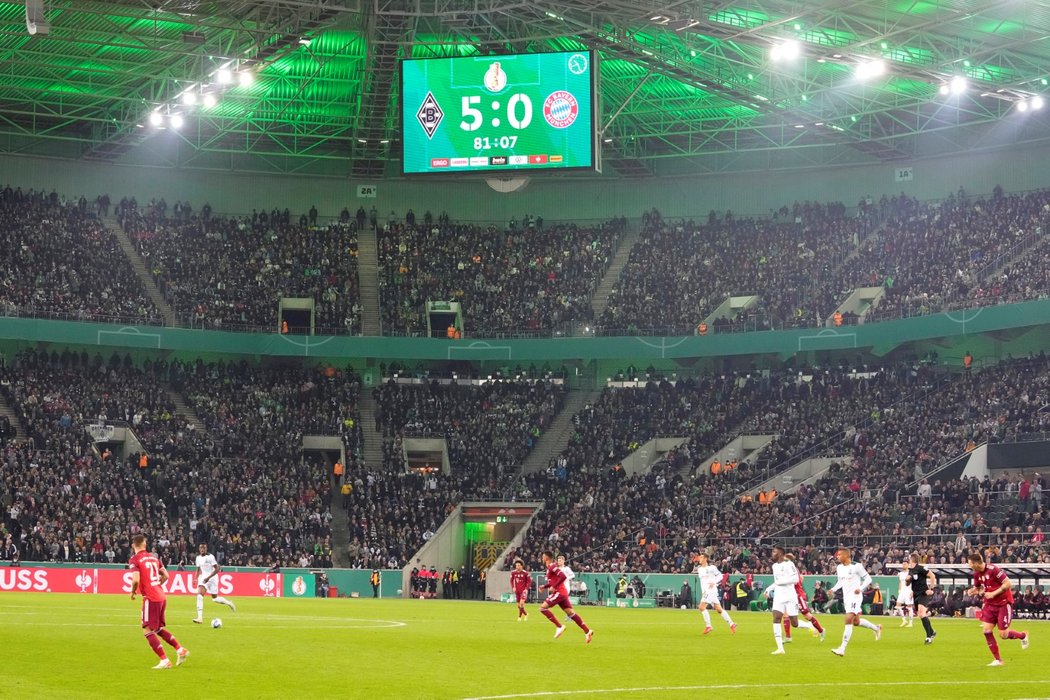 Bayern nestačil na Borussii Mönchengladbach