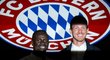 Trenér Bayernu Julian Nagelsmann (vpravo) s novou akvizicí Sadio Maném