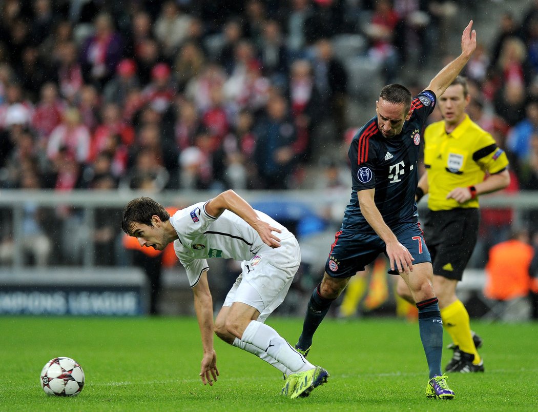 Tomáš Hořava v souboji s Ribérym