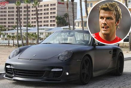 David Beckham na aukci draží své porsche