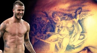 FOTO: Beckham si nechal vytetovat andělíčky