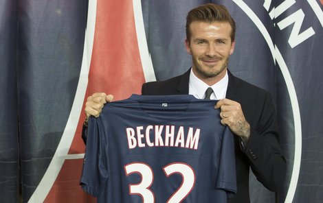 Beckham vydělá na prodeji dresů miliony.