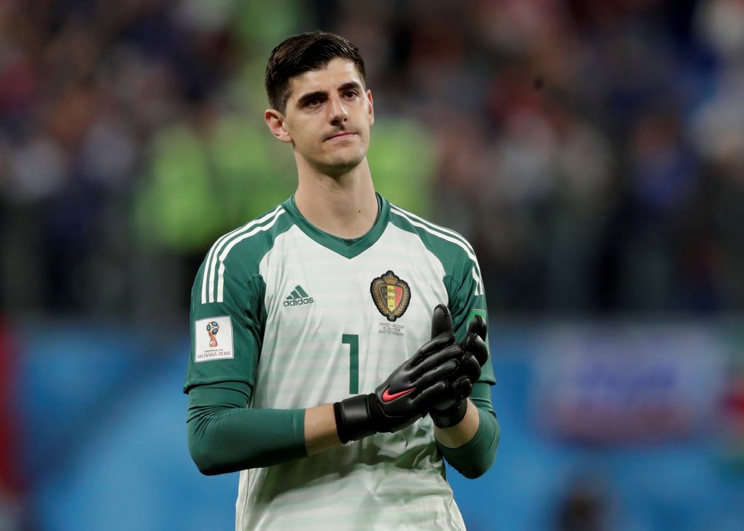 Zklamaný Thibaut Courtois po semifinálové prohře s Francií