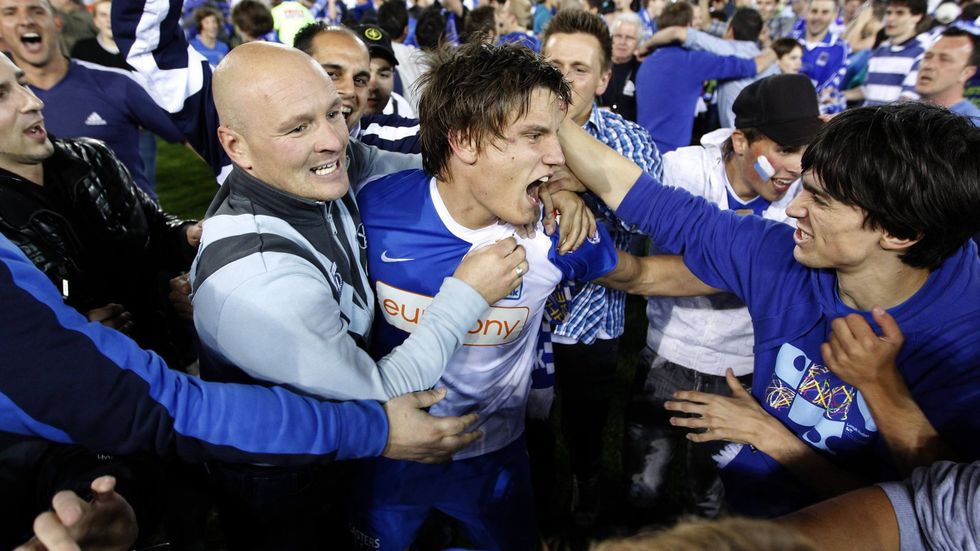 Belgický Genk, kde hraje český reprezentant Daniel Pudil, slaví mistrovský titul