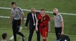 Zraněný Kevin De Bruyne střídá v utkání s Portugalskem