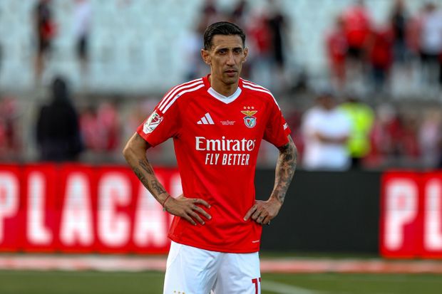 Ángel Di María v dresu Benfiky Ángel Di María v dresu Benfiky