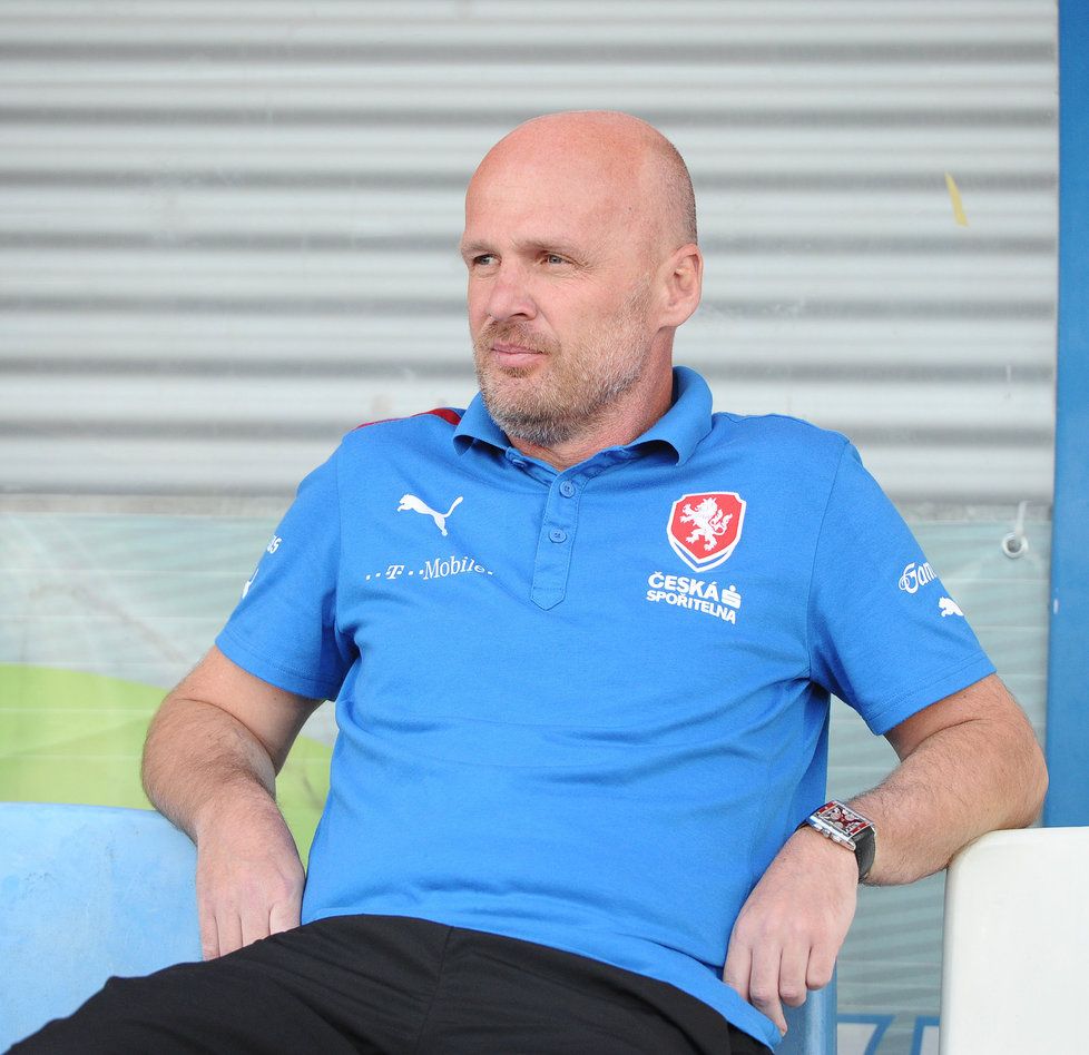 Trenér české fotbalové reprezentace Michal Bílek