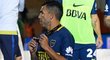 Carlos Tévez v dresu Boca Juniors