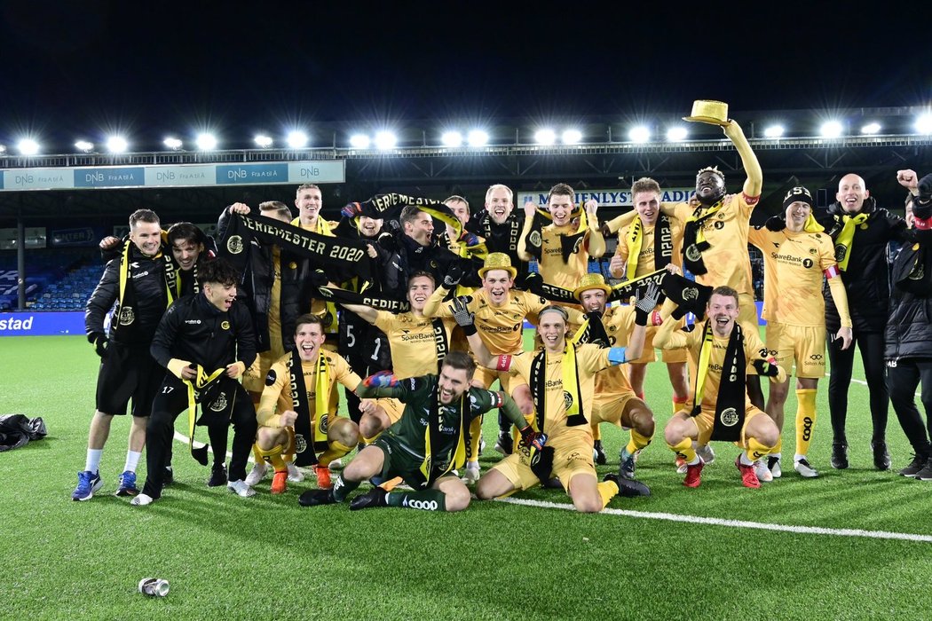 Fotbalisté Bodö/Glimt vybojovali první mistrovský titul v historii klubu