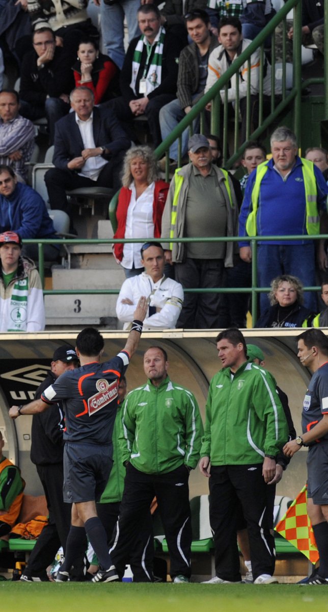 Trenéra Bohemians 1905 vykázali z lavičky