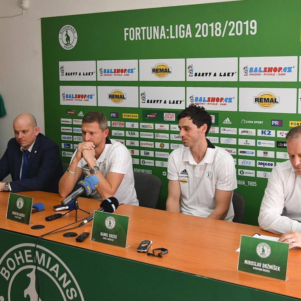 Tisková konference Bohemians před začátkem jarní fáze sezony